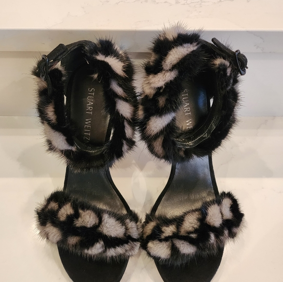 Stuart Weitzman New without box Mink fur heels - Picture 12 of 13